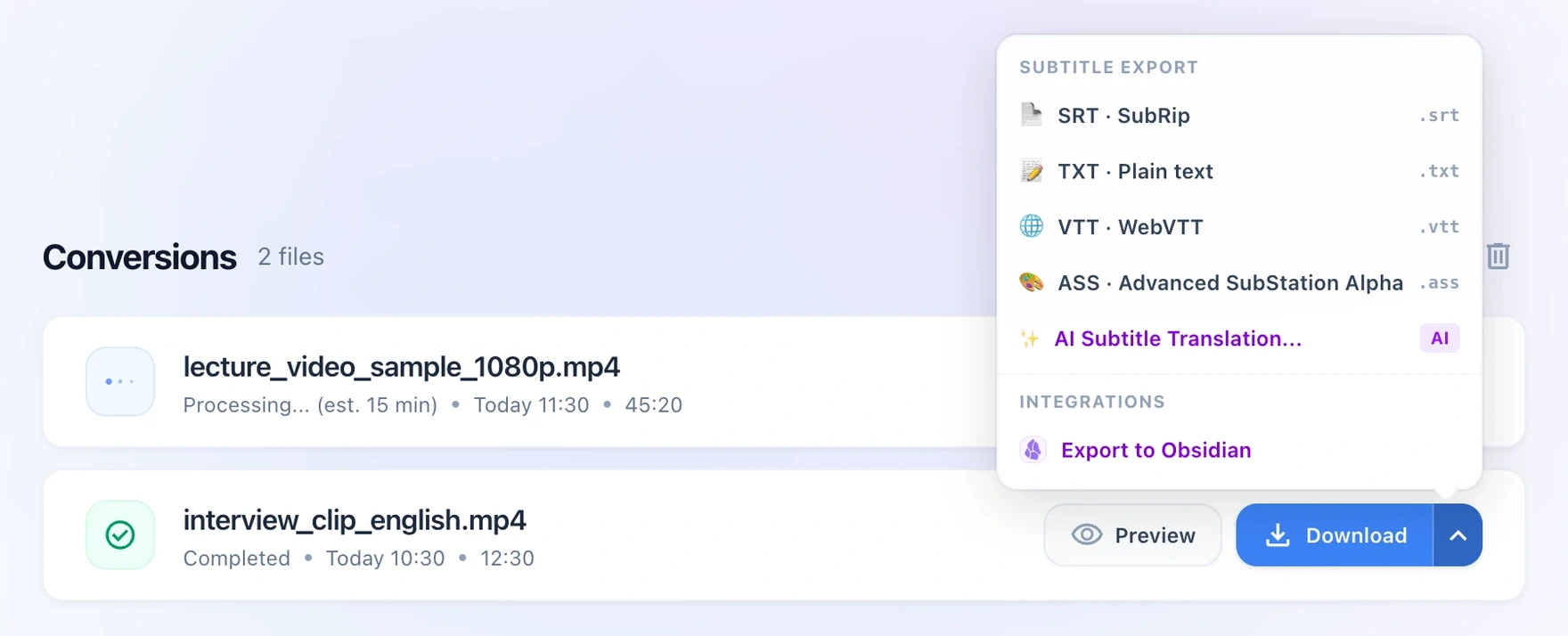 Track Progress, Export & AI Translate